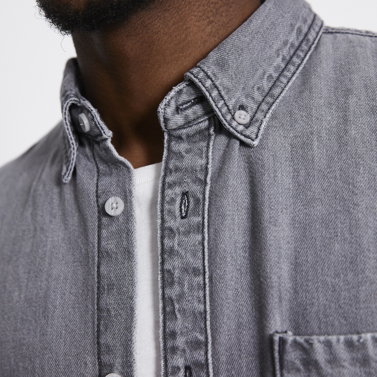 Denim shirt "Dakota" Grey